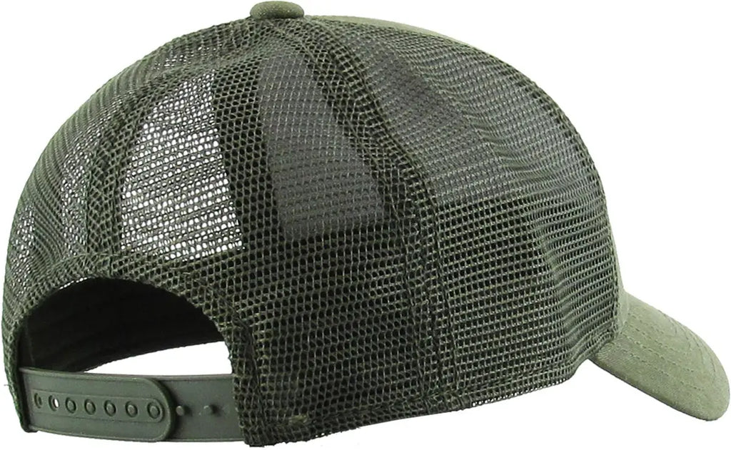 Olive Classic 5 Panel Mesh Back
