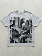 Concrete Dreams oversized streetwear t-shirt - front
