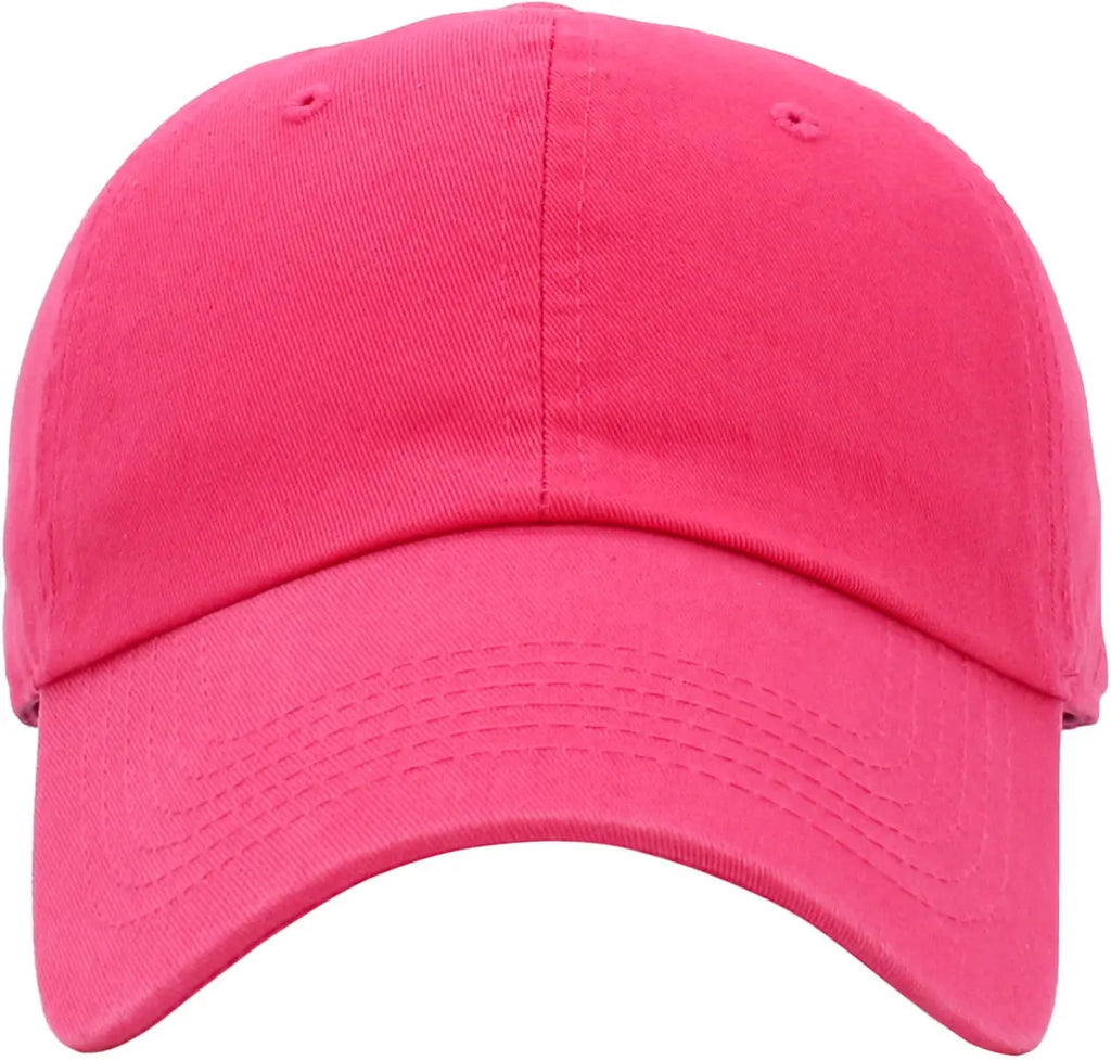 Red Low Profile Baseball Cap