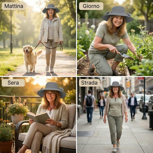 Cappello Rinfrescante Moodie per Vampate di Calore