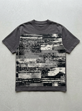 Static Noise oversized streetwear t-shirt - front